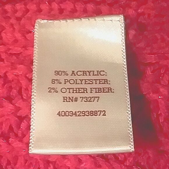 SO Sweater Hot Pink Metallic Thread Scoop Neck Tunic Hi Low Split Hem Y2… - Picture 14 of 15